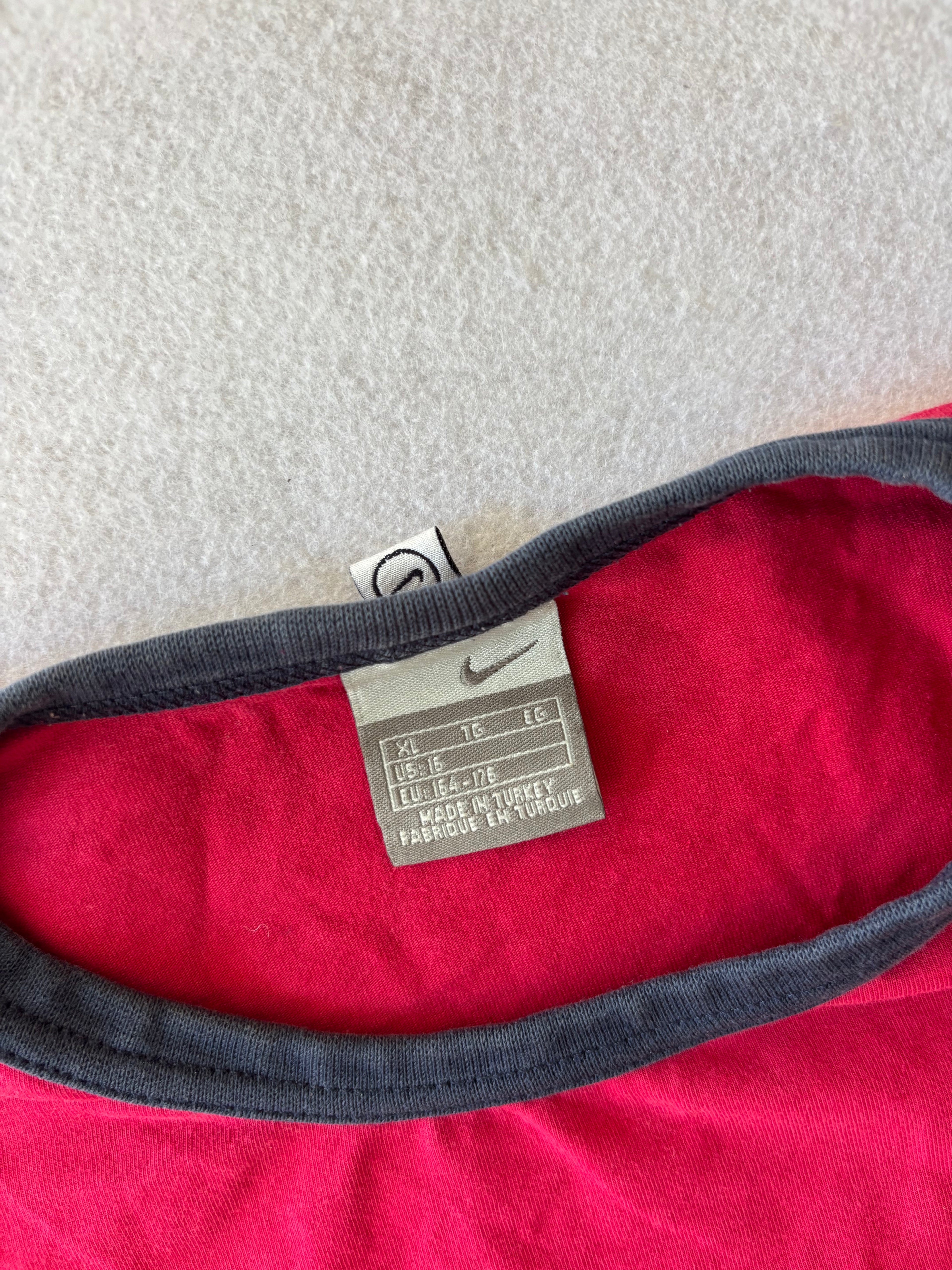 Y2K Red Nike Baby Tee (S)