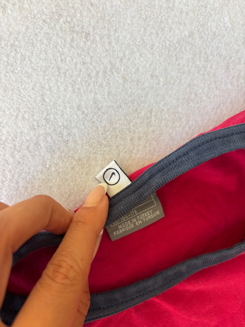 Y2K Red Nike Baby Tee (S)