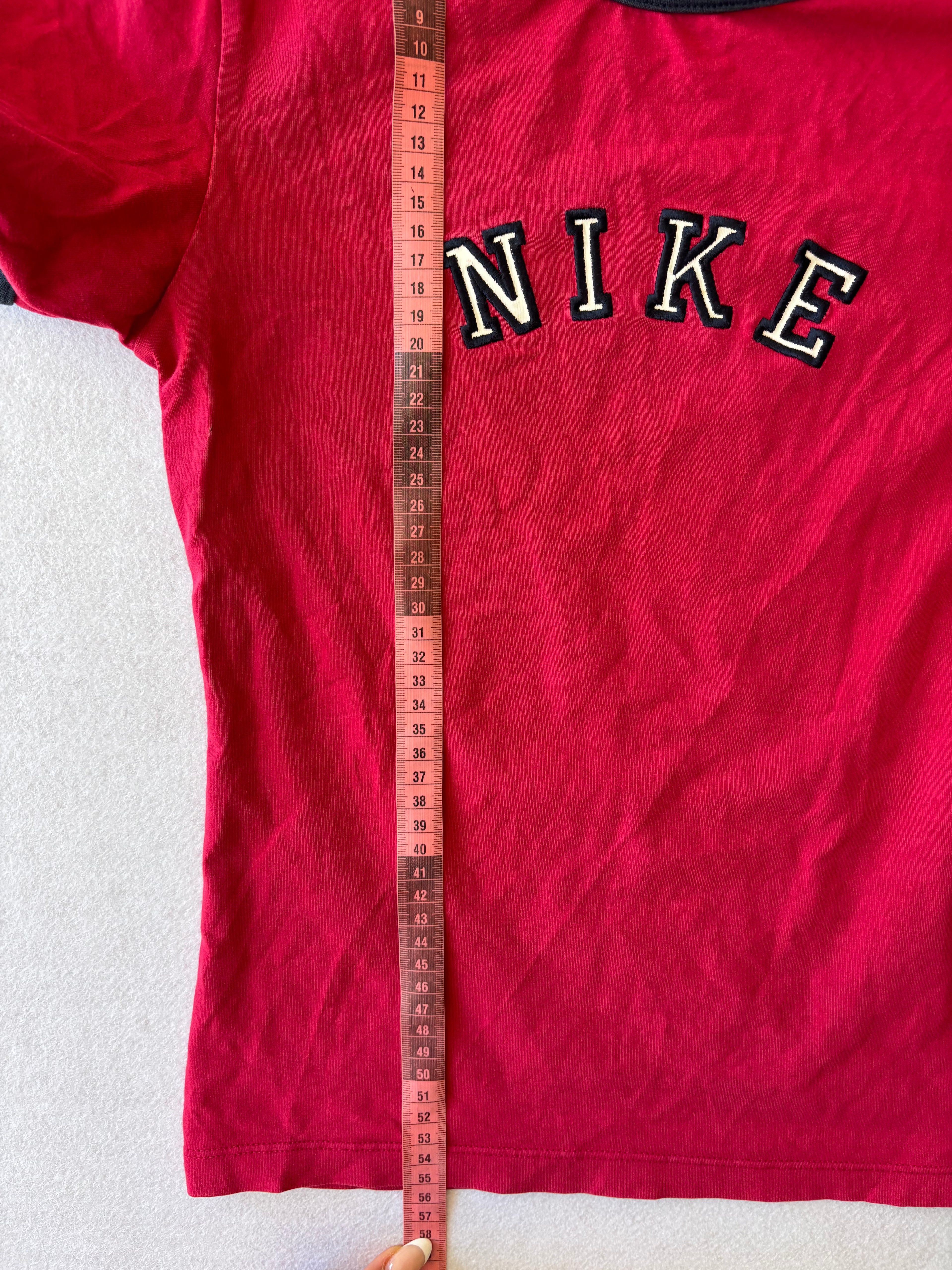 Y2K Red Nike Baby Tee (S)