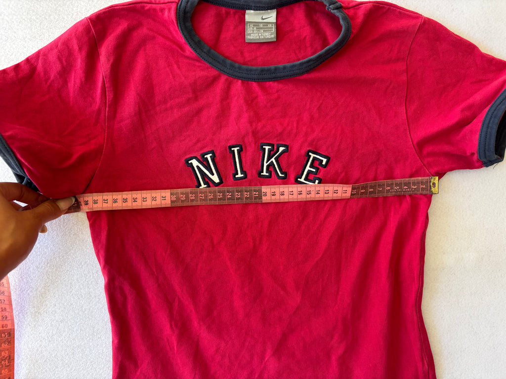 Y2K Red Nike Baby Tee (S)