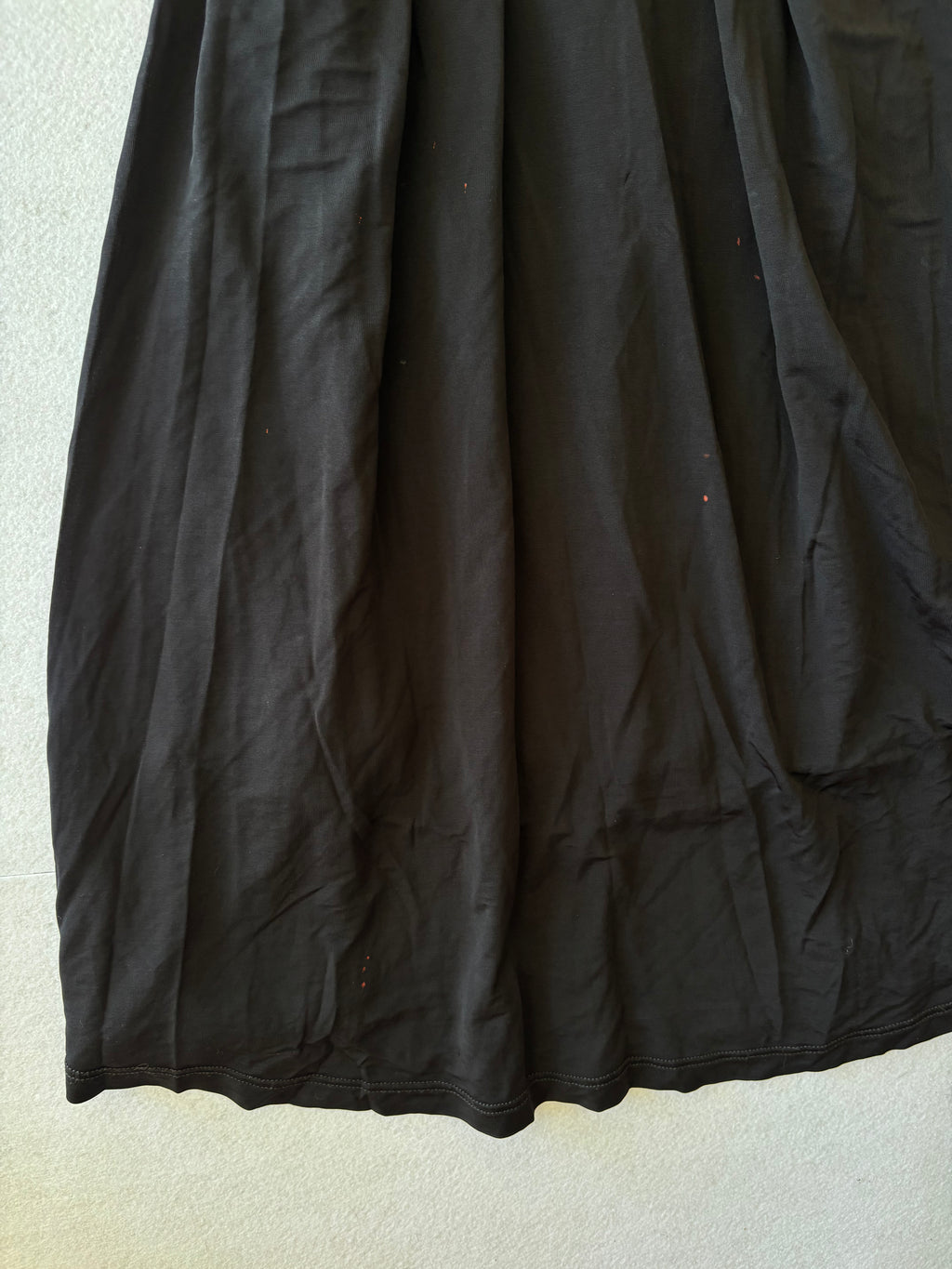 Y2K RoccoBarocco Black Slip Dress with Rhinestones (M)