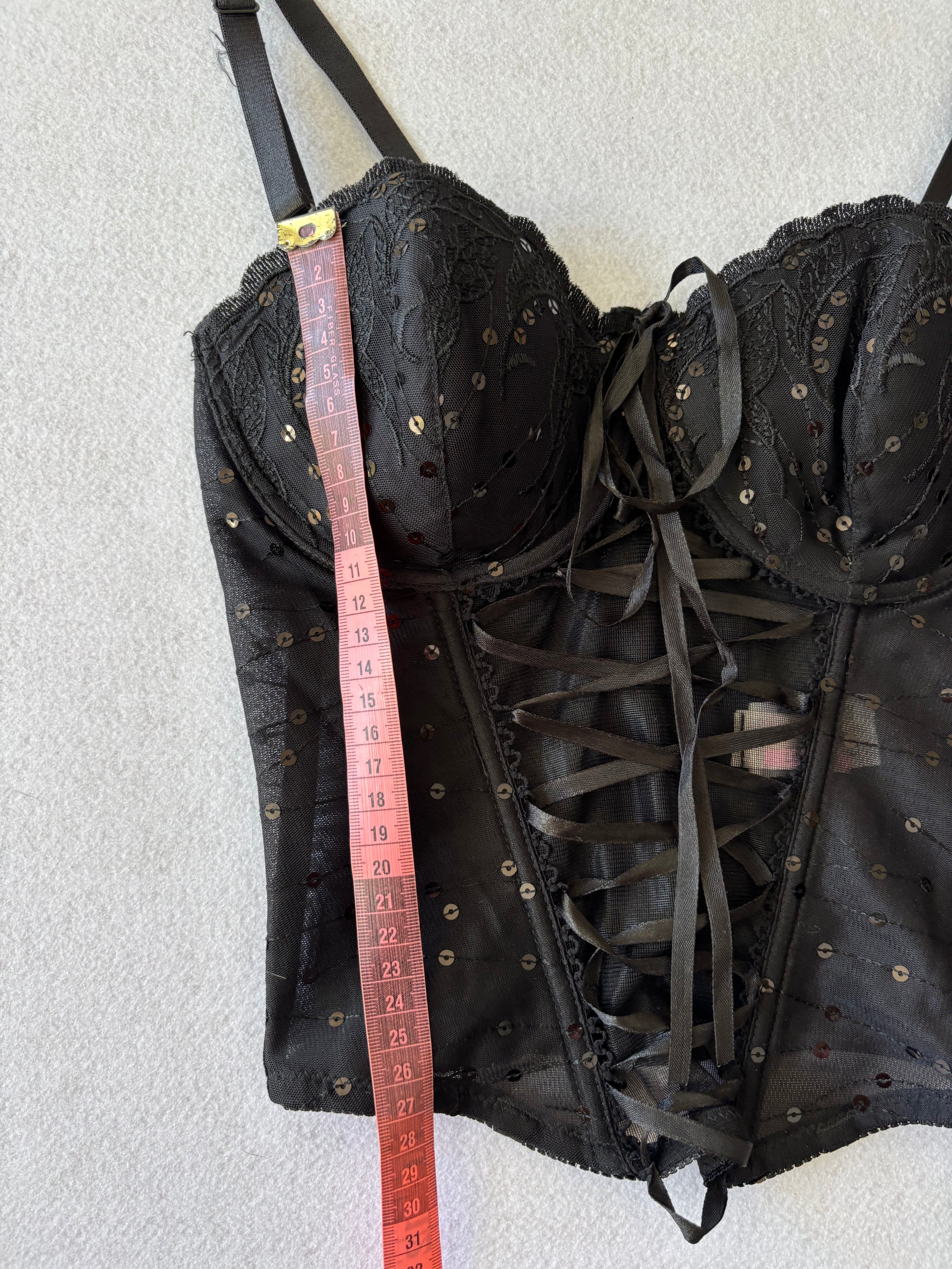 Black Lace Corset (M)