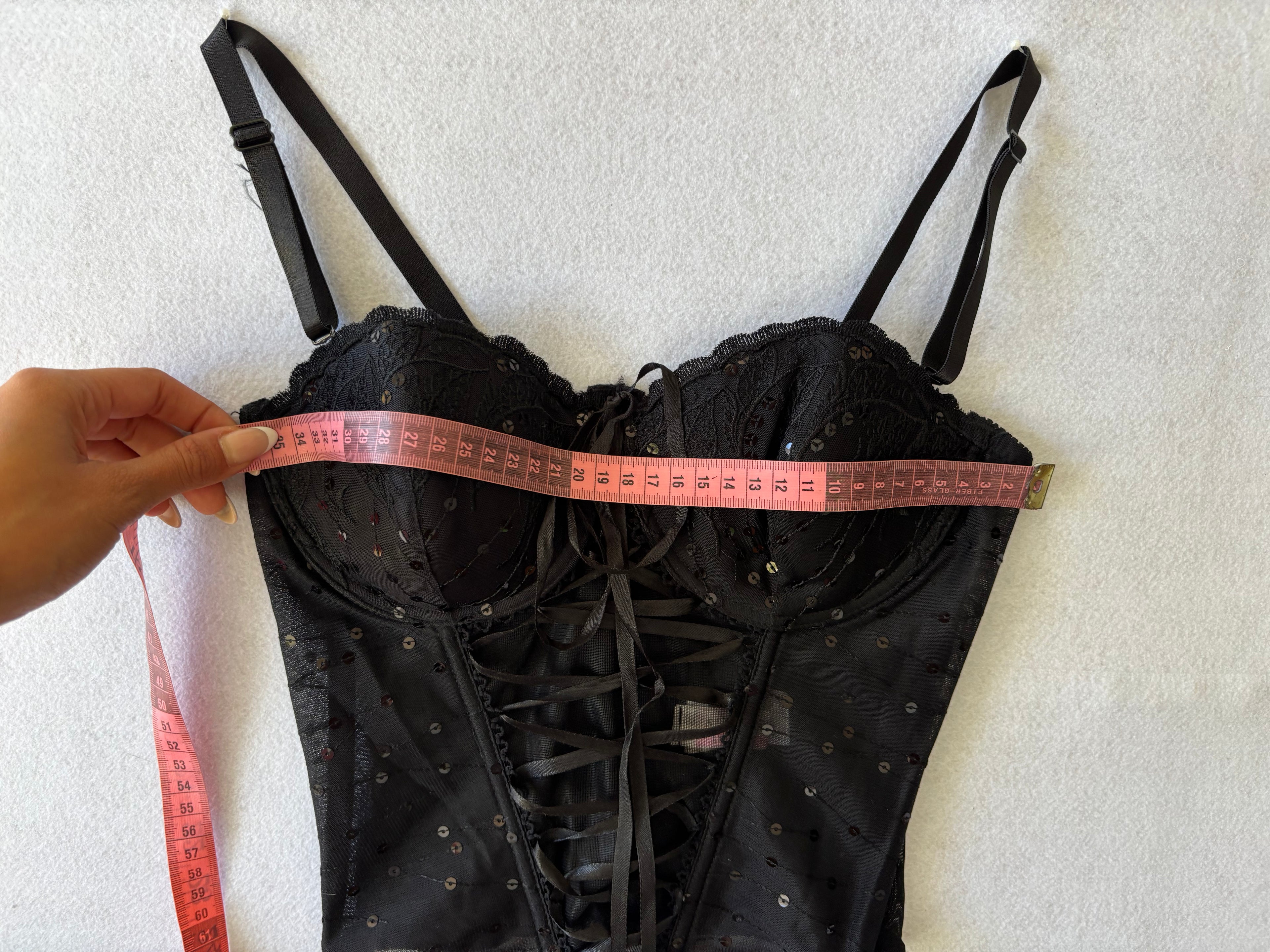 Black Lace Corset (M)