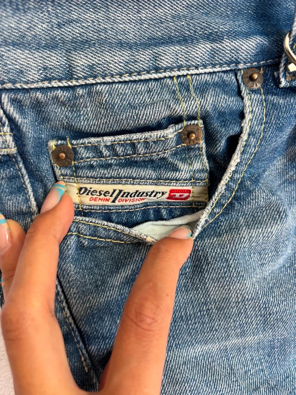 Vintage Diesel Denim Micro Mini Skirt (M)
