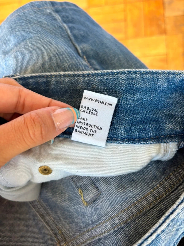 Vintage Diesel Denim Micro Mini Skirt (M)