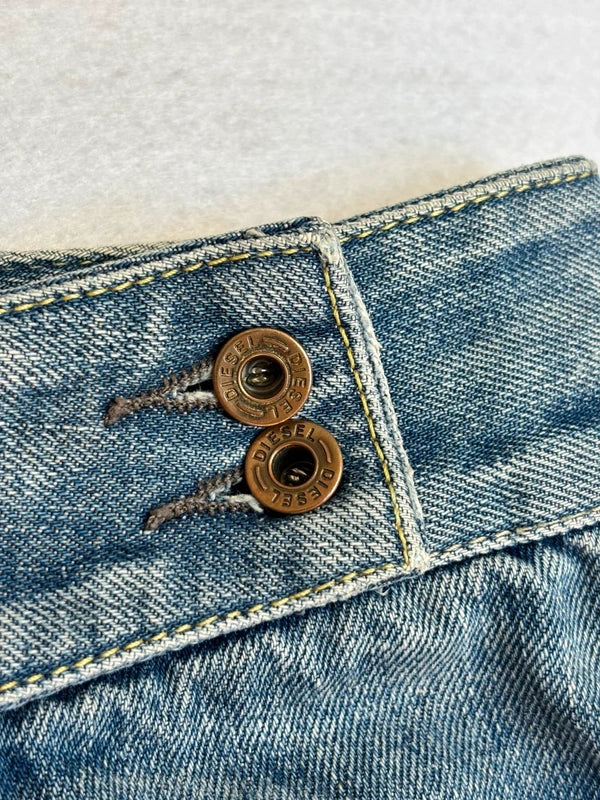 Vintage Diesel Denim Micro Mini Skirt (M)